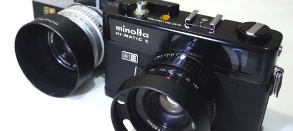 カメラ ミノルタ Hi Matic Eに取り付けられるメタルフードを揃えてみました Minolta アニマルレーサー