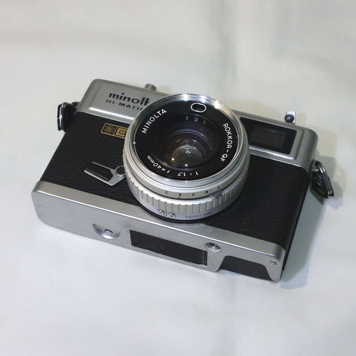 ミノルタ MINOLTA HI-MATIC E シルバー カメラ】ミノルタ Hi-Matic Eの2台目として色違いのシルバーを手に入れ