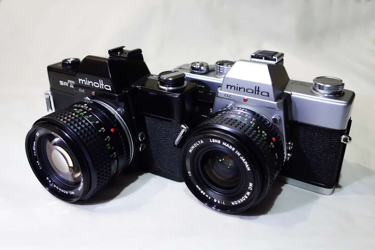 フィルムカメラ】ミノルタSR-T101のブラックを追加してシルバーとの2色 ...